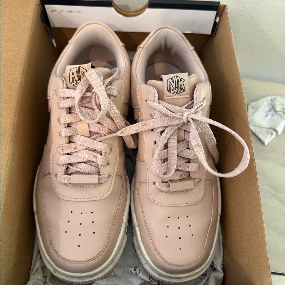 Nike Air Force One Pink/nudw Sneakers